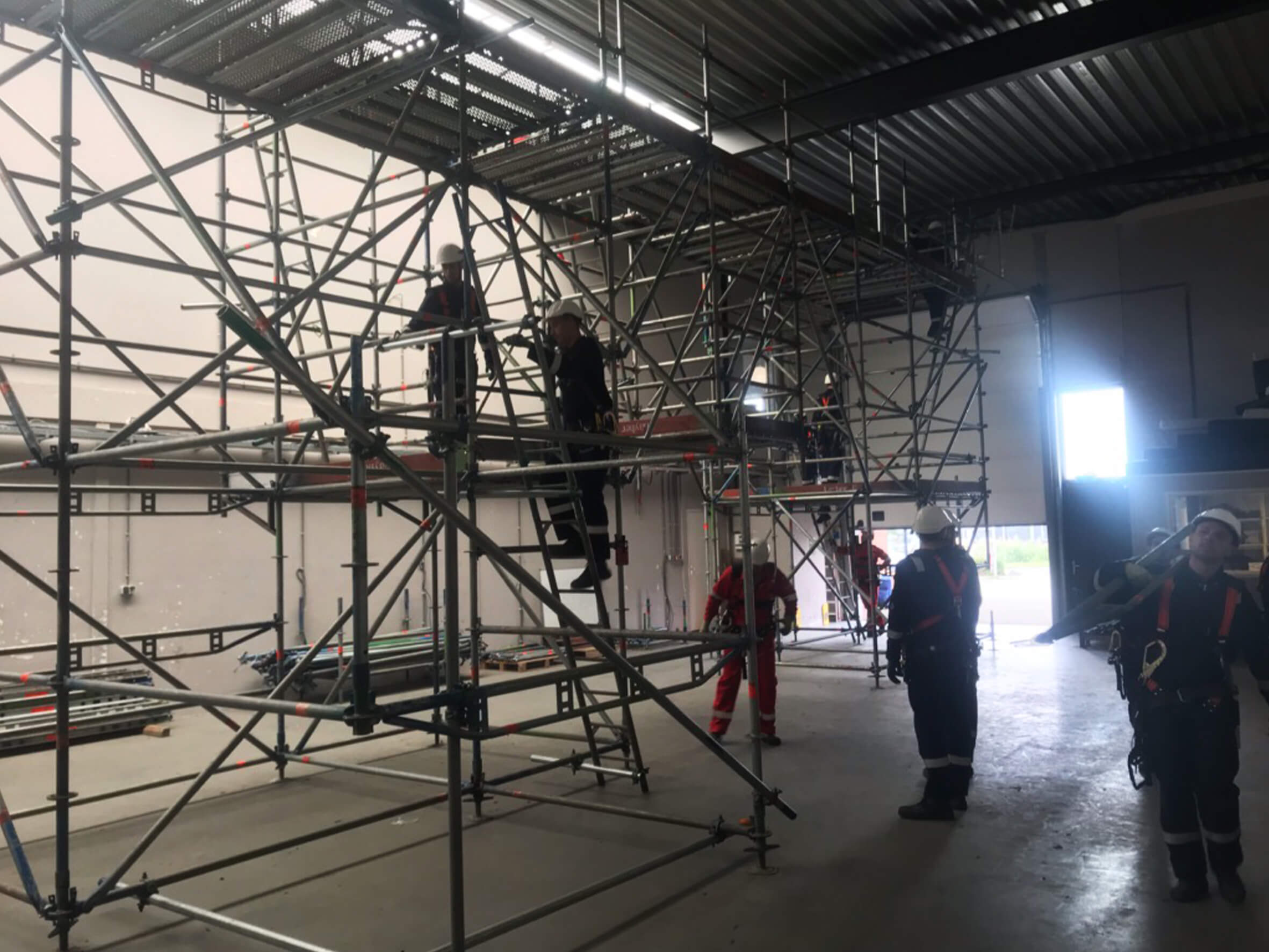 Training and Testing Center for Scaffolders